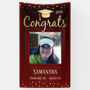 金ゴールドエレガント2022年写真の卒業クラス 横断幕