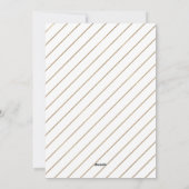 金ゴールドエレガント5フォトコラージュハッピーホリデー シーズンカード (裏面)