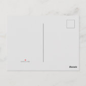 金ゴールドエレガント50と素晴らしい誕生日パーティー招待状 ポストカード (裏面)