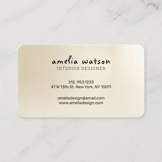 金ゴールドエレガント（ばちゃばちゃ）跳ねると黒の点絵を描滴 名刺 (裏面)