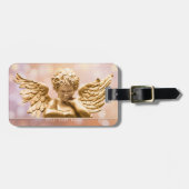 金ゴールドエンジェルきらめくラゲッジタグ ラゲッジタグ (正面横)