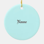 金ゴールドエンジェルハートオーナメント セラミックオーナメント (裏面)