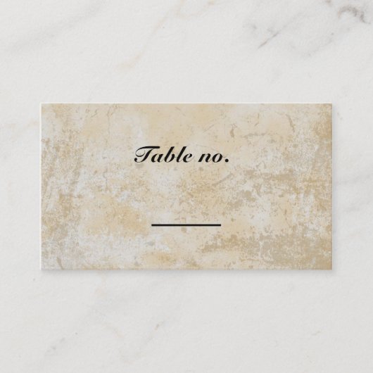 金ゴールドエンボスルックステームン結婚クス プレイスカード (正面)