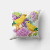 金ゴールドオウム装飾用クッション クッション (裏面)