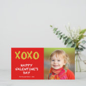 金ゴールドオキソ | バレンタインデーの写真カード シーズンカード (スタンド正面)