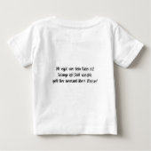 金ゴールドオホリックベビーランガムシャツゴールドワーシェン ベビーTシャツ (裏面)