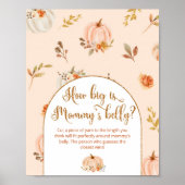 金ゴールドオレンジのカボチャどのように大きいママの腹のゲーム ポスター (正面)