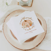 金ゴールドオレンジ色の甘い小さなかぼちゃの赤ちゃんシャワー スタンダードカクテルナプキン