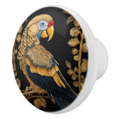 金ゴールドオンブラックオウム セラミックノブ (右)