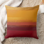 金ゴールドオークルおよびマルサラ勾配 クッション (ブランケット)