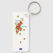 金ゴールドオーナメントキーリング キーホルダー (裏面)