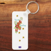 金ゴールドオーナメントキーリング キーホルダー (裏面)