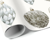 金ゴールドオーナメントクリスマスラッピング紙 ラッピングペーパー (ロールコーナー)