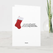 金ゴールドオーナメントデザインクリスマスカード シーズンカード (裏面)