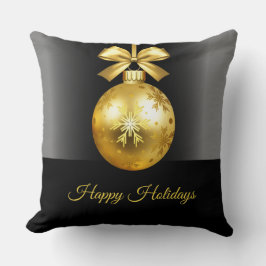 金ゴールドオーナメントホリデー装飾用クッション クッション
