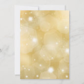 金ゴールドオーナメント事業会社クリスマスパーティー 招待状 (裏面)