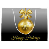 金ゴールドオーナメント抱き枕 ラージペーパーバッグ (裏面)