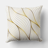 金ゴールドオーナメント葉 クッション (裏面)