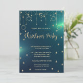 金ゴールドオーナメント,スターズグリーンカンパニークリスマスパーティー 招待状 (スタンド正面)