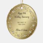 金ゴールドオーナメント セラミックオーナメント (左)