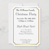 金ゴールドオーニメカスタムンタル、5インチx 7インチ招待状 招待状 (裏面)