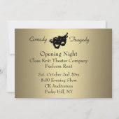 金ゴールドオープニングナイト招待状 招待状 (正面)