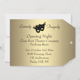 金ゴールドオープニングナイト招待状 招待状