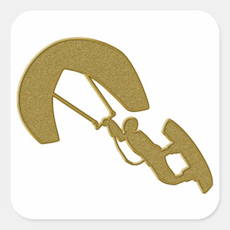 金ゴールドカイトサーフィンシール スクエアシール