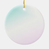 金ゴールドカインドリーラブピースハートアクアピンク絞り染め セラミックオーナメント (裏面)