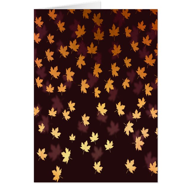 金ゴールドカエデの葉（濃い赤） (正面)