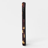 金ゴールドカエデの葉（濃い赤） Case-Mate iPhoneケース (裏面/左)