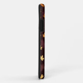 金ゴールドカエデの葉（濃い赤） Case-Mate iPhoneケース (裏面/右)