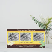 金ゴールドカエルとハスの誕生のお知らせ 案内状 (スタンド正面)