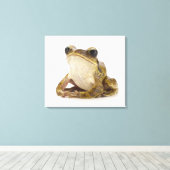金ゴールドカエル キャンバスプリント (インサイチュ (ウッドフロア))