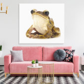 金ゴールドカエル キャンバスプリント (インサイチュ (リビング))