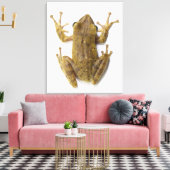 金ゴールドカエル キャンバスプリント (インサイチュ (リビング))
