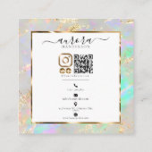 金ゴールドカスタムアクセント コーリングカード (裏面)