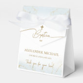 金ゴールドカスタムクロスサンキューボーイバプテスマ フェイバーボックス (正面サイド)