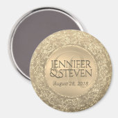 金ゴールドカスタムグラムシール マグネット (正面/裏面)