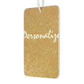 金ゴールドカスタムグリッターハート型カーエアーフレッシュナー カーエアーフレッシュナー (左)