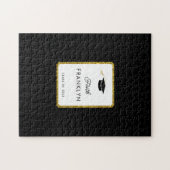 金ゴールドカスタムグリッターパズルゲストブック ジグソーパズル (横)