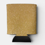 金ゴールドカスタムグリッター夫妻の缶結婚冷却器 缶クーラー (裏面)