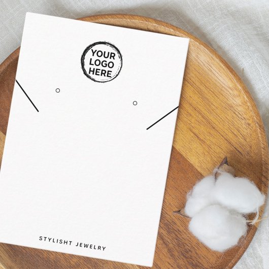 金ゴールドカスタムスタッドイヤリングロゴカードデザイン コーリングカード