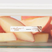 金ゴールドカスタムドリップラベル付きグリッターリップクリーム ラベル (貼付)