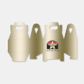 金ゴールドカスタムハリウッド誕生日パーティーお願いボックス フェイバーボックス (折り畳みなし)