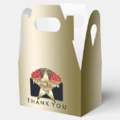 金ゴールドカスタムハリウッド誕生日パーティーお願いボックス フェイバーボックス (オープン)