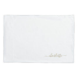 金ゴールドカスタムベッドピロー 枕カバー