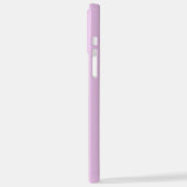 金ゴールドカスタムマンダラアートパターンオンピンクパープル iPhoneケース (左側面)