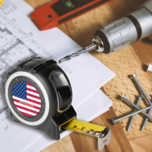 金ゴールドカスタムモノグラムUSAアメリカ国旗の愛国心