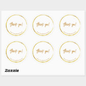 金ゴールドカスタム事業「ありがとう」 ラウンドシール (シート)